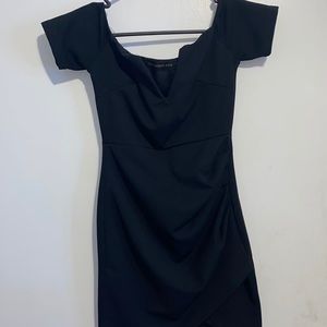 Mini black dress